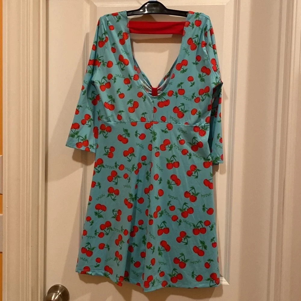 NWOT Demi Loon Pinup style Cherry dress Sz S - Picture 4 of 4